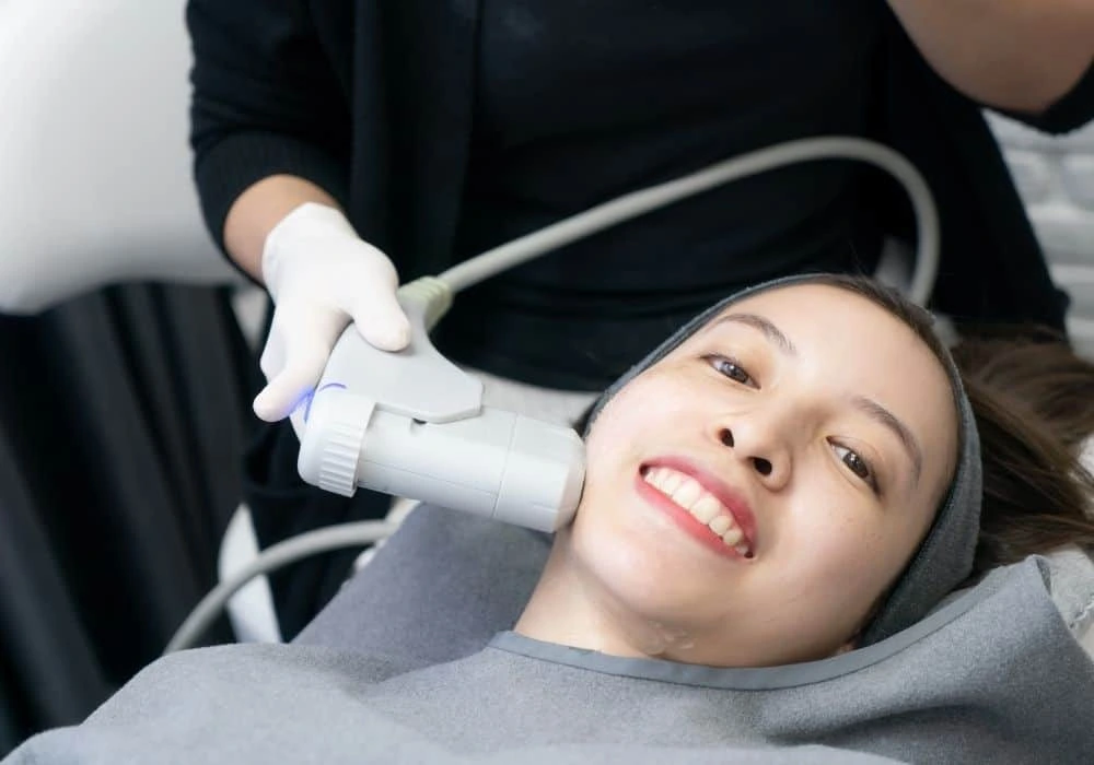 HIFU treatment Greater London (Camden) in progress