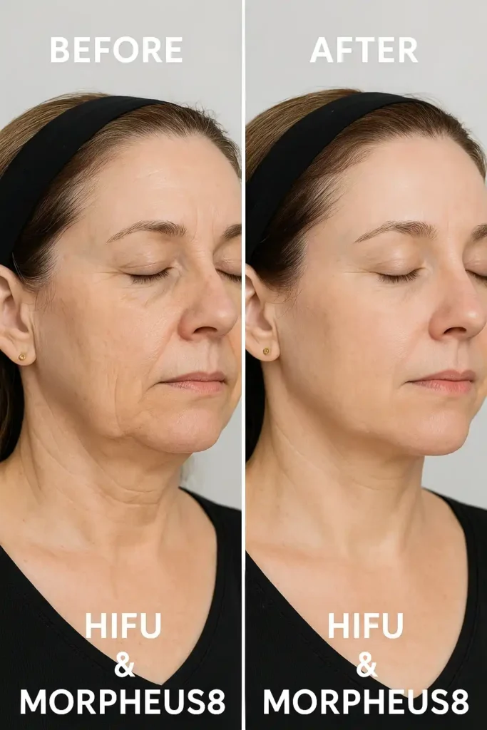 HIFU & Morpheus8 treatment results Greater London (Camden) - book in today!