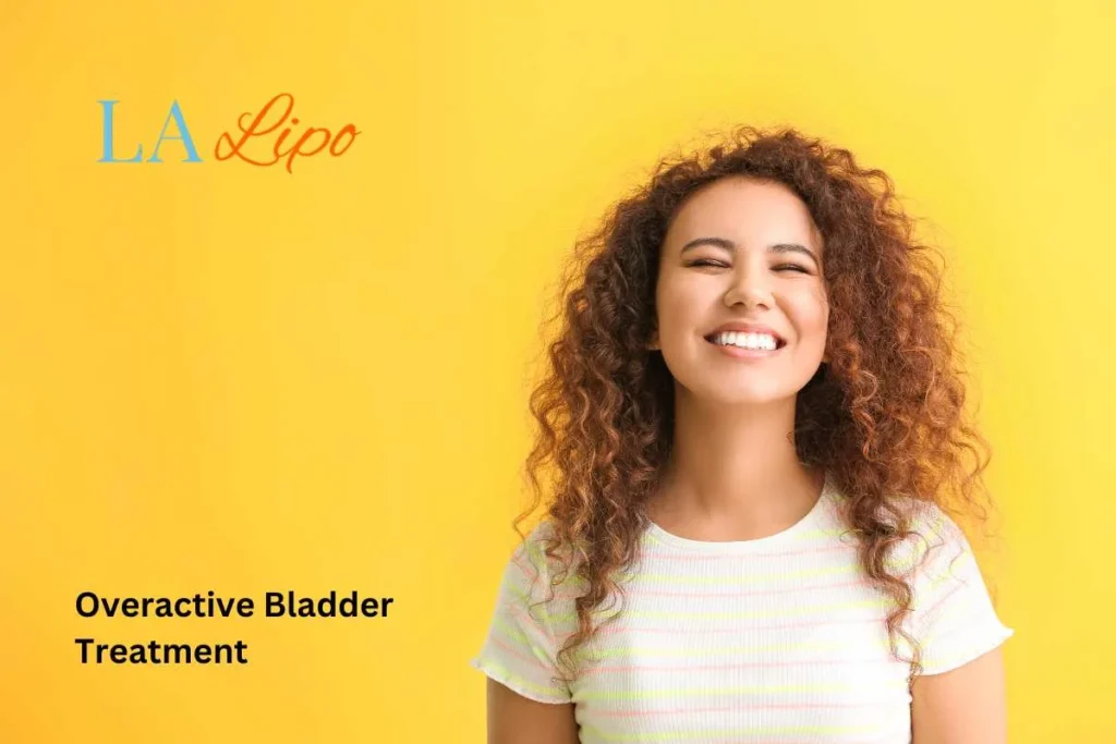 woman smiling about overactive bladder treatment Greater London (Camden) solutions