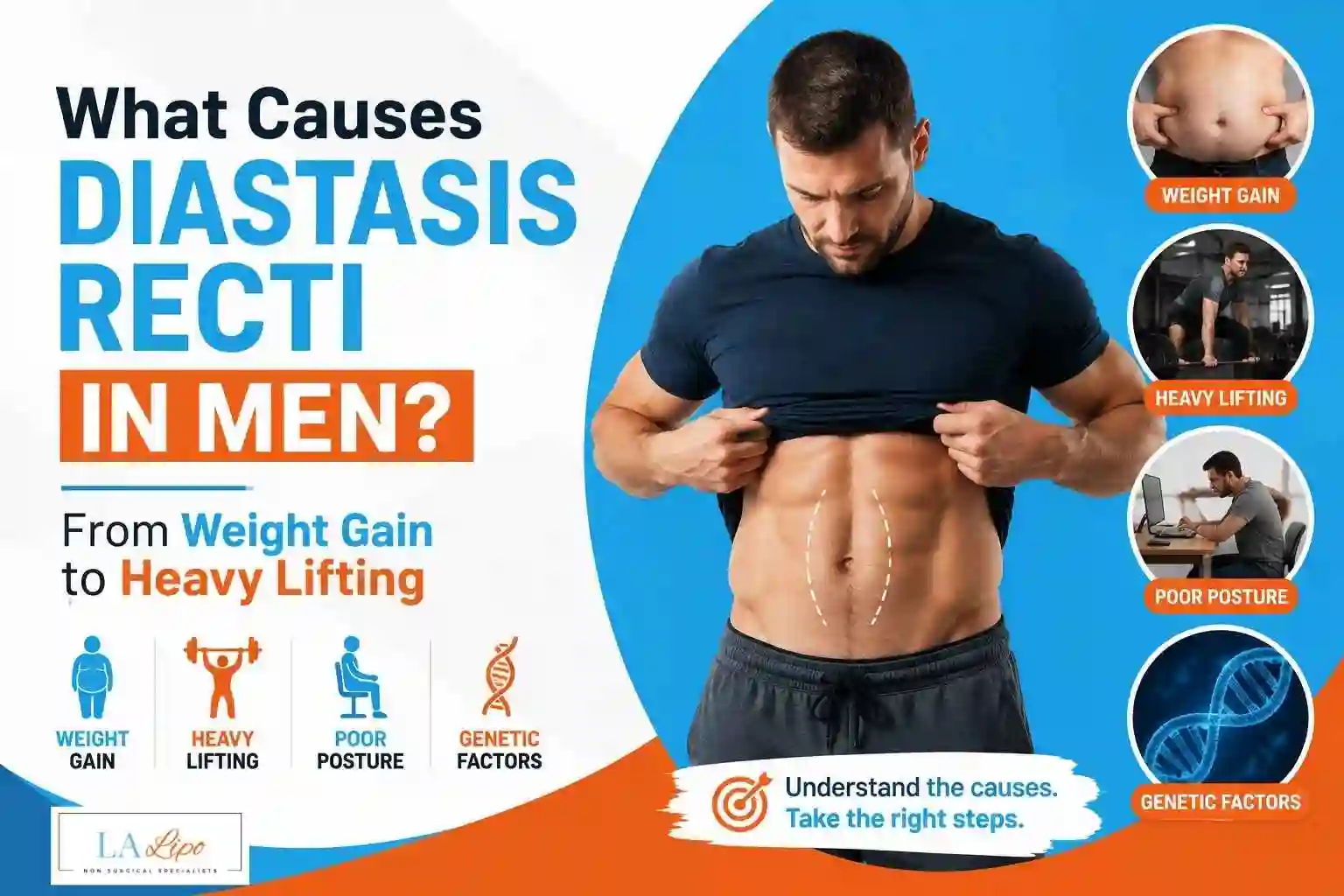 What Causes Diastasis Recti in Men? From Weight Gain to Heavy Lifting Greater London (Camden)